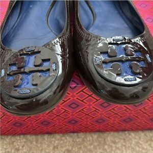 Tory Burch dark brown flats